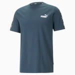 4k Puma 847382-16 Essentials+ Tape Men's Tee - Dark-Night